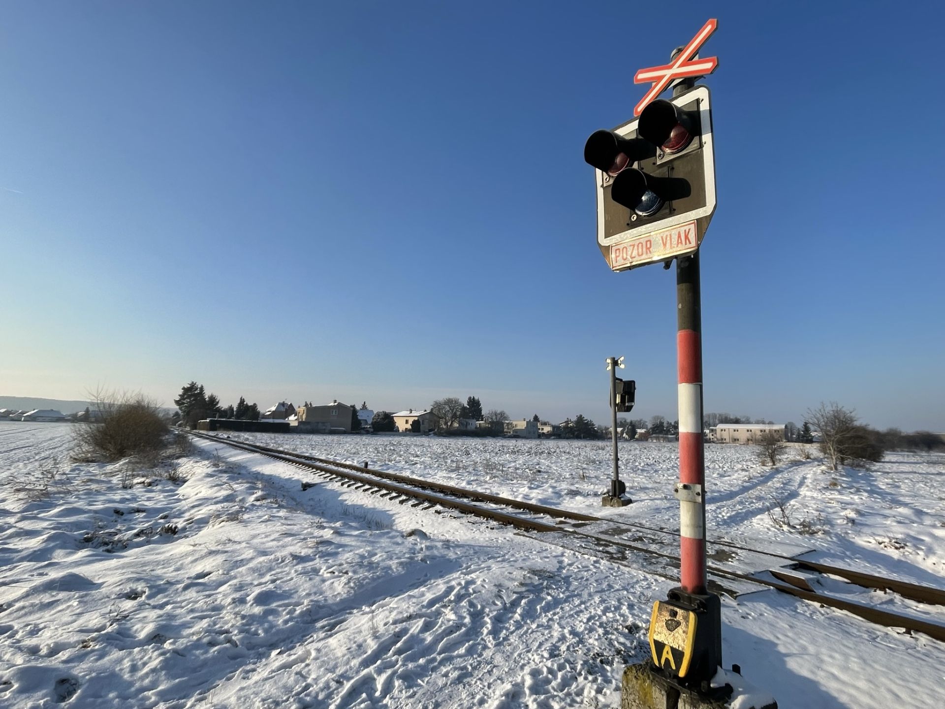 Přejezd na trati České Budějovice - Český Krumlov. Autor: Zdopravy.cz/Jan Šindelář