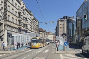 Ostravská tramvajová zastávka Karolina projde estetizací. Zdroj: jiri vitek architects
