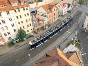 Nová tramvaj Stadler Tramlink pro Jenu. Foto: Jenaer Nahverkehr