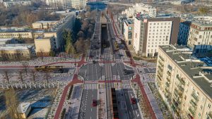 Vizualizace plánovaného prvního podzemního tramvajového tunelu ve Varšavě. 
Zdroj: Rafał Trzaskowski