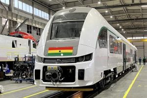 Nová jednotka pro Ghanu. Foto: Ghana Railway Development Authority