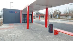 Modernizované autobusové nádraží v Litovli. Foto: ČSAD Ostrava