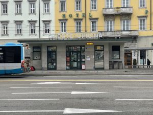 Konečná stanice tramvaje Trieste - Opicina. Bohužel mimo provoz. Foto: Jan Sůra / Zdopravy.cz