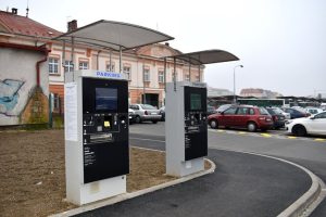 Parkovací automaty v Kotkově ulici. Foto: Plzen.eu