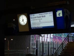 36 Velmi pěkná infotabule na nádraží v Rotterdamu. Foto: Aleš Petrovský