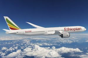 Boeing 777-9 v barvách Ethiopian Airlines. Zdroj: Boeing
