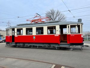 Tramvajový motorový vůz č. 94.
Foto: Zdopravy.cz / Vojtěch Očadlý