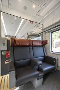 Railjet nové generace, business třída. Foto: Harald Eisenberger / ÖBB