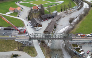 Obloukový ocelový most Appenzellského viaduktu na východě Švýcarska. Foto: Appenzeller Bahnen