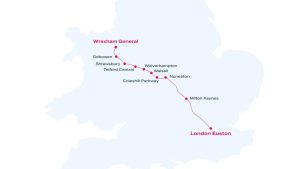 Trasa nového spojení, které bude provozovat Alstom. Foto: Alstom