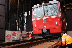 Přesun původního vozu z Dolderbahn. Foto:  VBZ