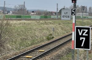 Začátek úseku s ETCS, příjezd do Veselí n. L. Autor: Zdopravy.cz/Jan Šindelář
