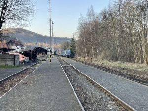 Stanice Malá Skála, stav únor 2024. Foto: Jan Sůra / Zdopravy.cz