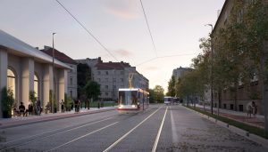 Ulice Litovelská a třída Míru Olomouci po rekonstrukci. Zdroj: Statutární město Olomouc / Tomáš Pejpek
