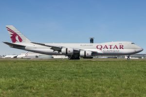 Boeing 747-8F společnosti Qatar Airways Cargo v Paříži. Foto: Petr Juriš