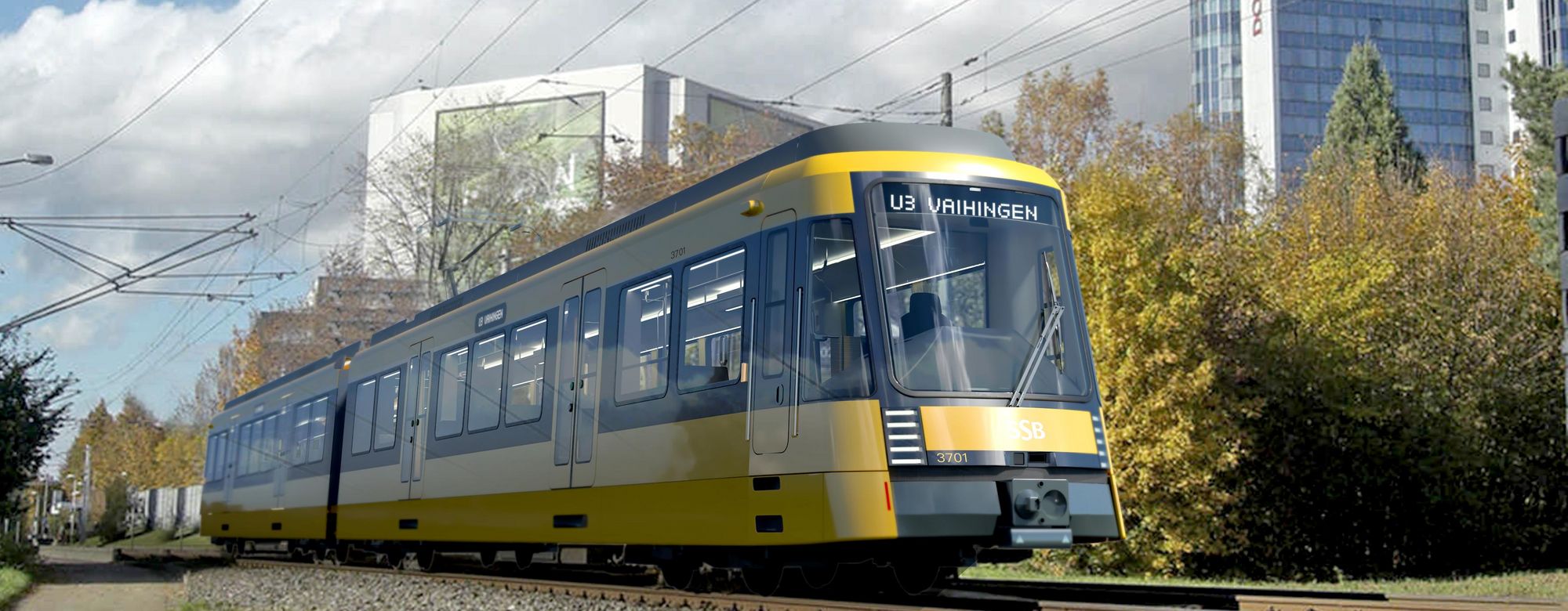 Nová metrotramvaj pro Stuttgarter Straßenbahnen. Foto: SSB