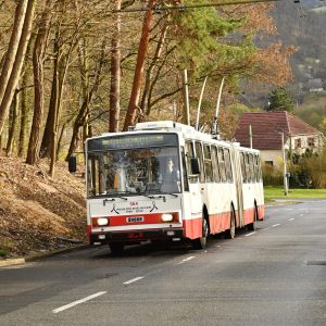 Rozlučka s trolejbusy Škoda 15Tr v Ústí nad Labem. Foto: DPMÚL
