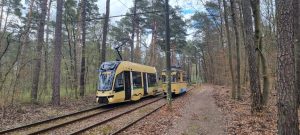 Stávající a nová tramvaj ve Woltersdorfu. Foto: Modertrans