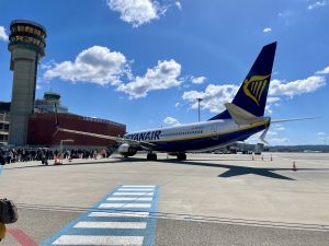 Boeing 737-800 letecké společnosti Ryanair na letišti v Marseille. Foto: Zdopravy.cz / Vojtěch Očadlý