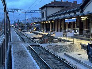 Probíhající rekonstrukce stanice Zagreb zapadni kolodvor