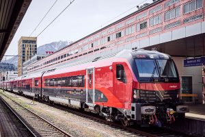 Railjet nové generace v Innsbrucku. Foto: ÖBB