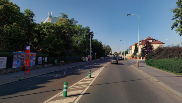 Peroutkova ulice na pražských Malvazinkách. Zdroj: Mapy.cz