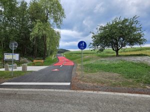 Nová část cyklostezky svaté Zdislavy z Bílého Kostela nad Nisou na Rozkoš. Foto: Liberecký kraj