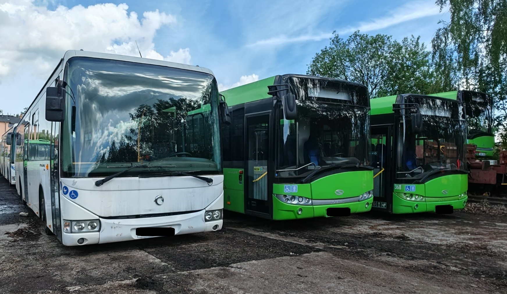 Autobusy pro Kyjevskou oblast. Foto: Středočeský kraj