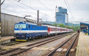 První vlak roku 2024 na trase Bratislava - Split. Foto: ZSSK