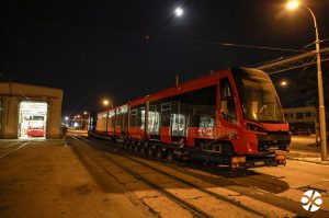 Tramvaj Škoda 30T3 pro Bratislavu. Foto: DPB