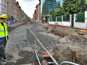 Rekonstrukce Hartigovy ulice v Praze. Foto: TSK