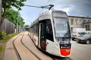 Nová tramvaj Pesa Twist pro Tallin. Foto: PESA