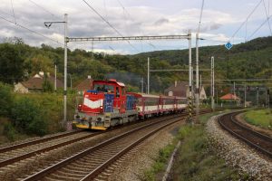Souprava lokomotivy 714 a vozů Btax v Brně-Maloměřicích. Foto: Lukáš Novotný