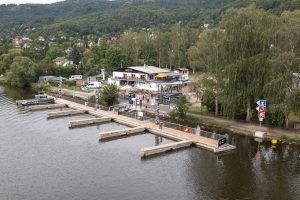 Přístaviště rekreačních plavidel Ústí nad Labem-Brná. Pramen: ŘVC