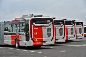 První dodané autobusy Iveco Urbanway Hybrid 18M v Praze. Foto: DPP – Zdeněk Bek