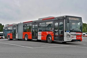 První dodané autobusy Iveco Urbanway Hybrid 18M v Praze. Foto: DPP – Zdeněk Bek