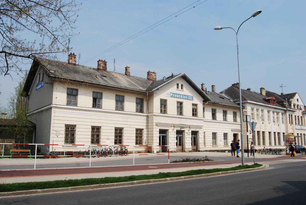 Prostějov - místní nádraží. Foto: MMPv