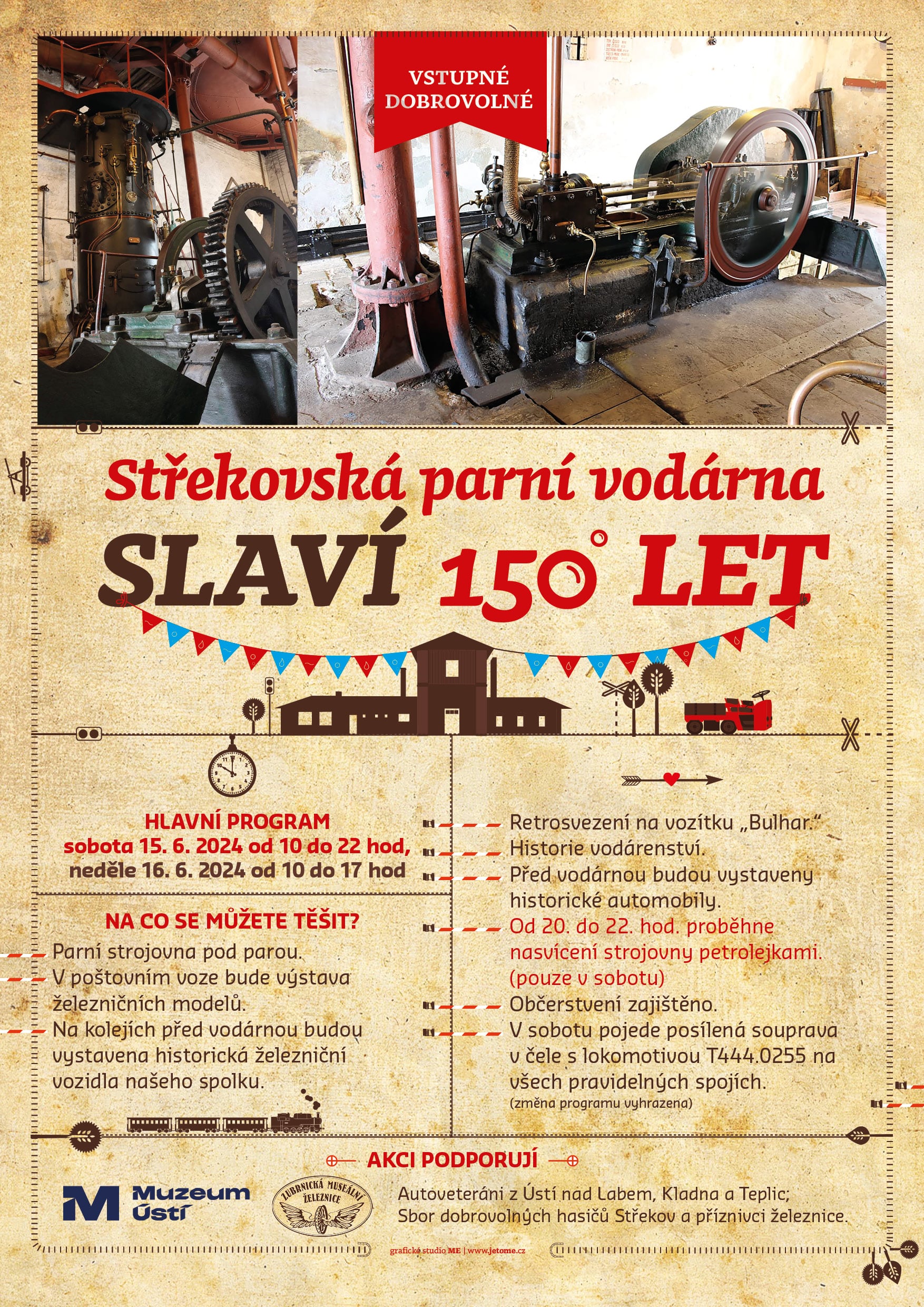 150 let parní vodárny na Střekově.