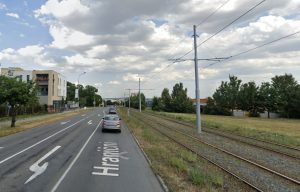 Tramvajová trať do čtvrti Nová ulice. Foto: Google Street View