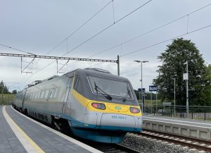 Pendolino na IV. koridoru při testech rychlosti 200 km/h. Autor: Zdopravy.cz/Jan Šindelář