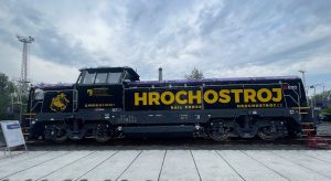První lokomotiva EffiShunter 1000 od CZ LOKO pro společnost Hrochostroj. Foto: Jan Sůra / Zdopravy.cz