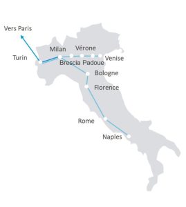 Plány SNCF v Itálii. Foto: SNCF