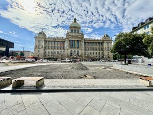 Práce modernizaci Václavského náměstí. Foto: DPP - Dominika Brabcová