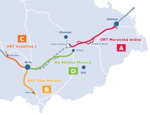Studie proveditelnosti na využití PPP se týkala čtyř úseků VRT na Moravě. Foto: Správa železnic