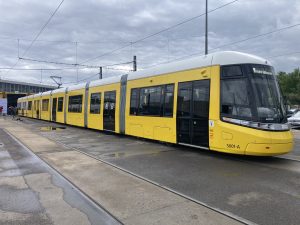 Nová tramvaj Alstom Urbanliner pro Berlín. Foto: Berliner Fahrgastverband e.V 
