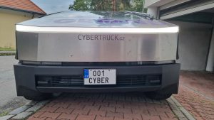 První Tesla Cybertruck s českou registrací. Foto: Cybertruck.cz