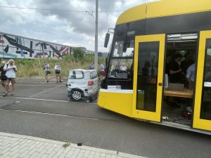 Testování tzv. chytré tramvaje v Plzni (Škoda 40T). Autor: Zdopravy.cz/Jan Šindelář
