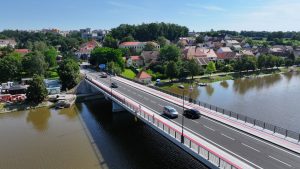 Nový most v Týně nad Vltavou. Pramen: Jihočeský kraj