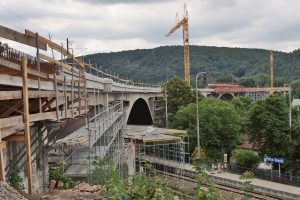 Rekonstrukce Branického mostu. Foto: Správa železnic