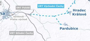 Trasa VRT Východní Čechy. Foto: Správa železnic
